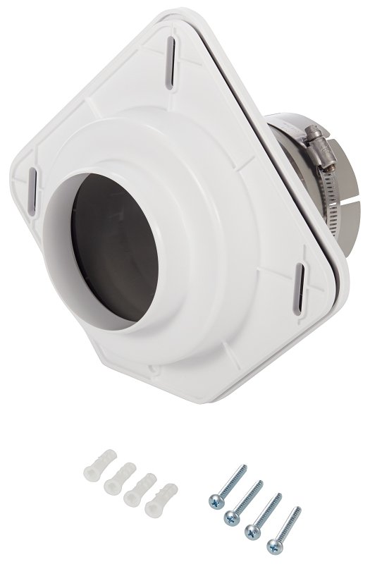 VENT DRYER MADE EASY PLSTC WHT