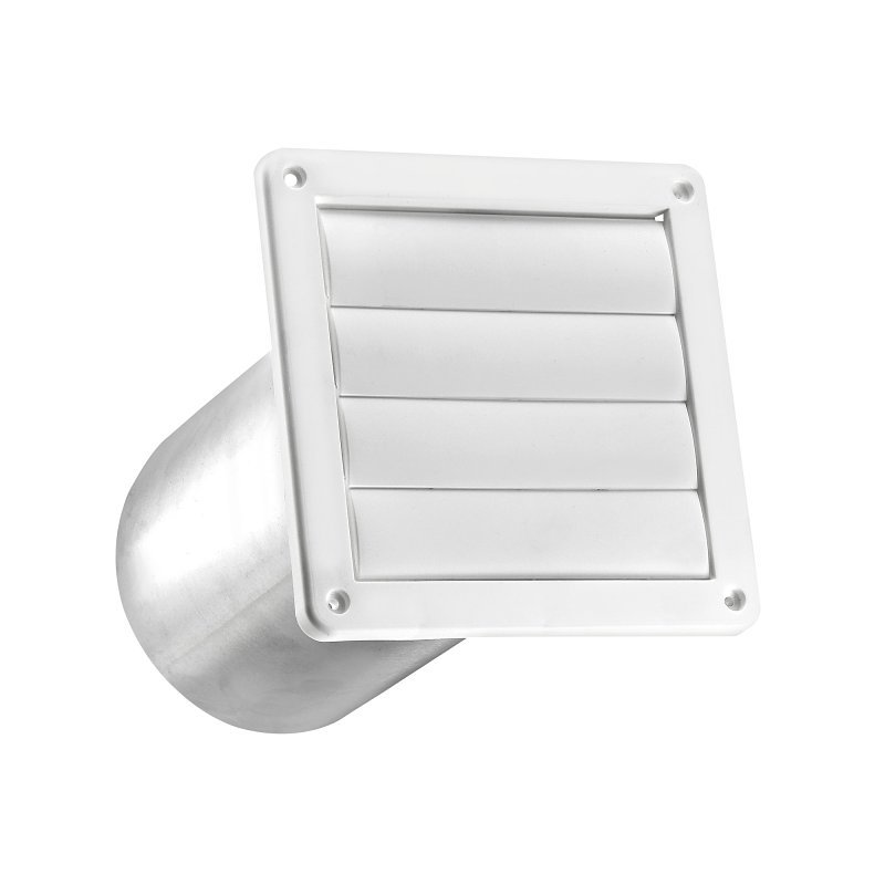 VENT LOUVER PLASTIC WHT 6X11IN
