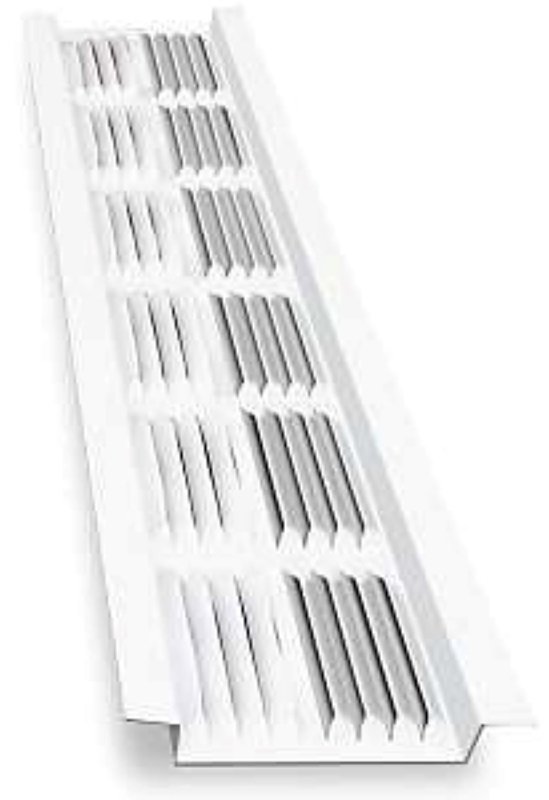 VENT SOFFIT AL WHITE 8IN      