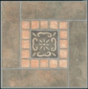VINYL FLOOR TILE SLATE INLAY  