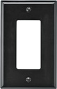 WALL PLATE 1 GANG DECR MID BRN