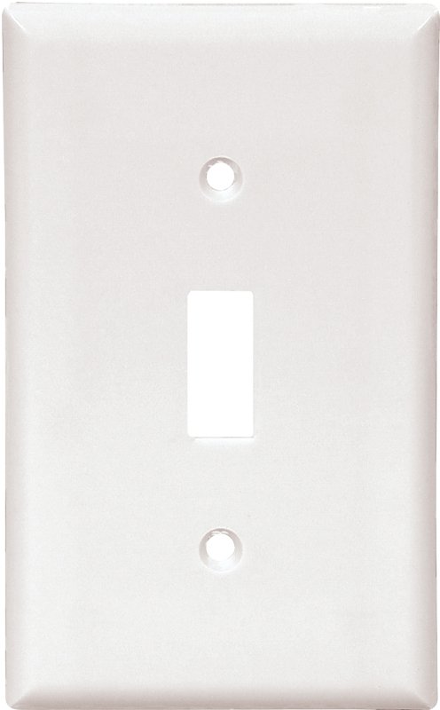 WALL PLATE 1 GANG TGL WHT     