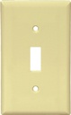 WALL PLATE 1 GNG TGL IVRY 10PK