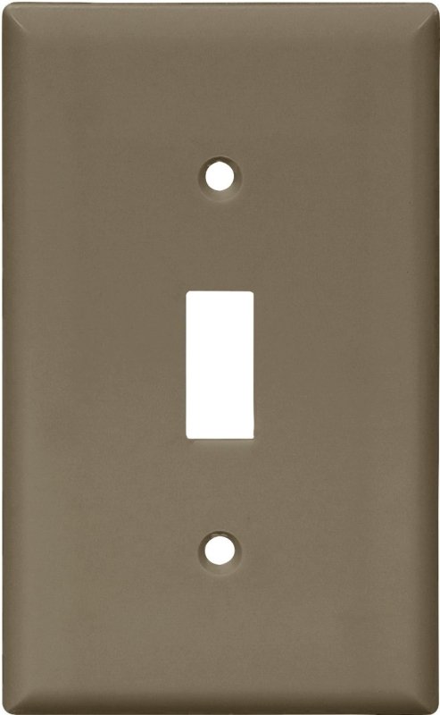 WALL PLATE 1 GNG TGL NYLON BRN