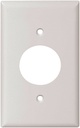 WALL PLATE 1G1RD OUTLT STD WHT