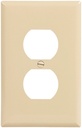WALL PLATE 1GANG DPLX RECPT IV