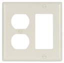 WALLPLATE DPLX/DECO LT ALM 2G 