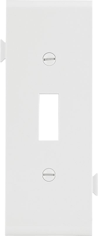 WALLPLATE SECT CTR TGL MID WHT