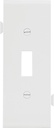 WALLPLATE SECT CTR TGL MID WHT