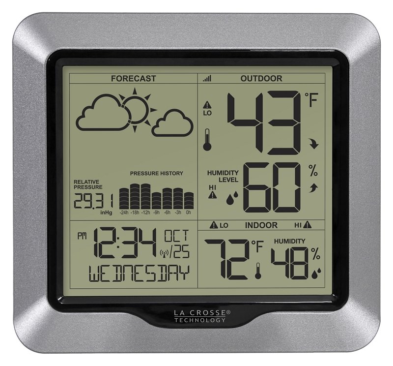 WEATHER STATION RH MOON PHASE 