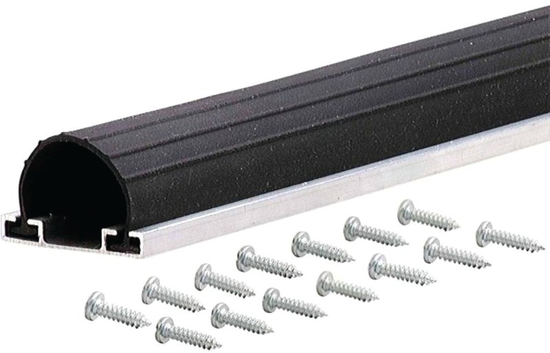 WEATHERSTRIP GARAGE DR 9FT BLK