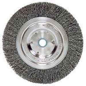 WHEEL BRUSH 5IN CRIMP 5/8-1/2 