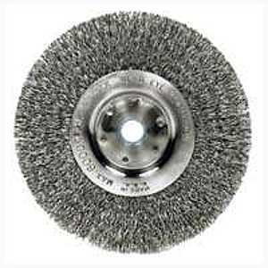 WHEEL BRUSH 6IN CRIMP FINE    