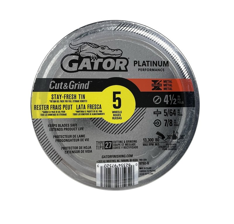 WHEEL CUT-OFF C&G 4-1/2X5/64IN