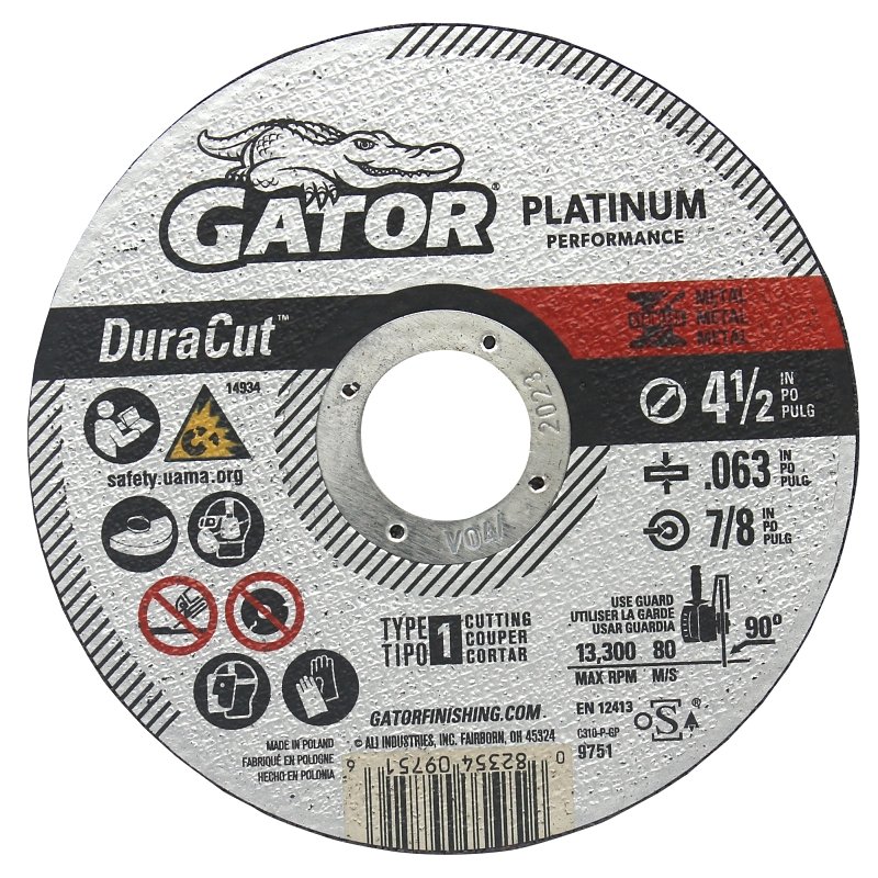 WHEEL CUT-OFF DC 4-1/2X0.063IN
