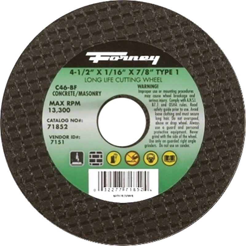 WHEEL CUTOFF MSNRY4.5X1/16X7/8