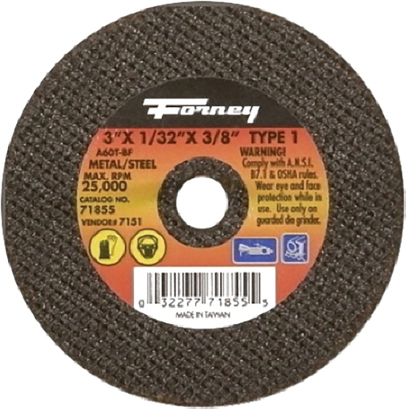 WHEEL CUTOFF MTL 3X1/32X3/8IN 