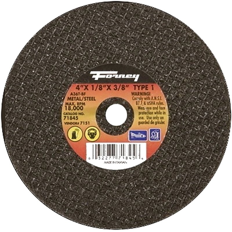 WHEEL CUTOFF MTL 4X1/8X3/8INCH