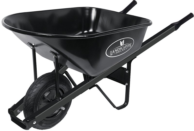 WHEELBARROW STEEL TRAY 6 CU FT