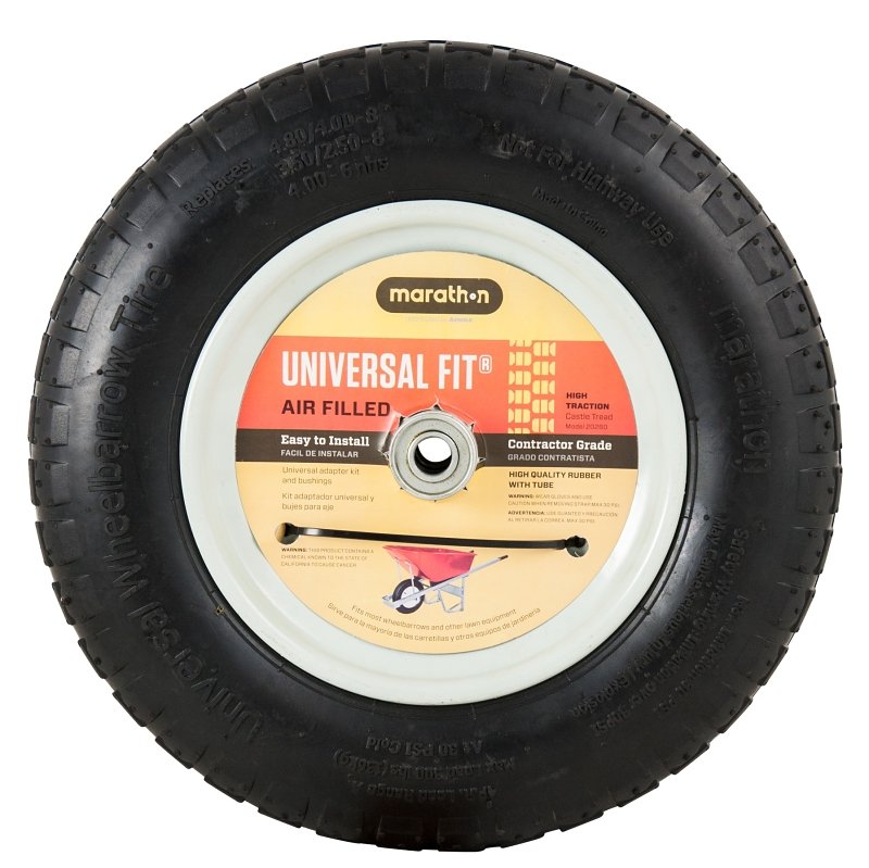 WHEELBARROW WHEEL UNIVRS 4-PLY