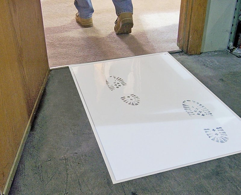 WHITE DIRT GRABBER CLEAN STEP 