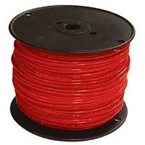 WIRE BLDG 12STR THHN 500FT RED