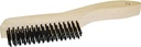 WIRE BRUSH/SHOE WD HDL 4X16IN 
