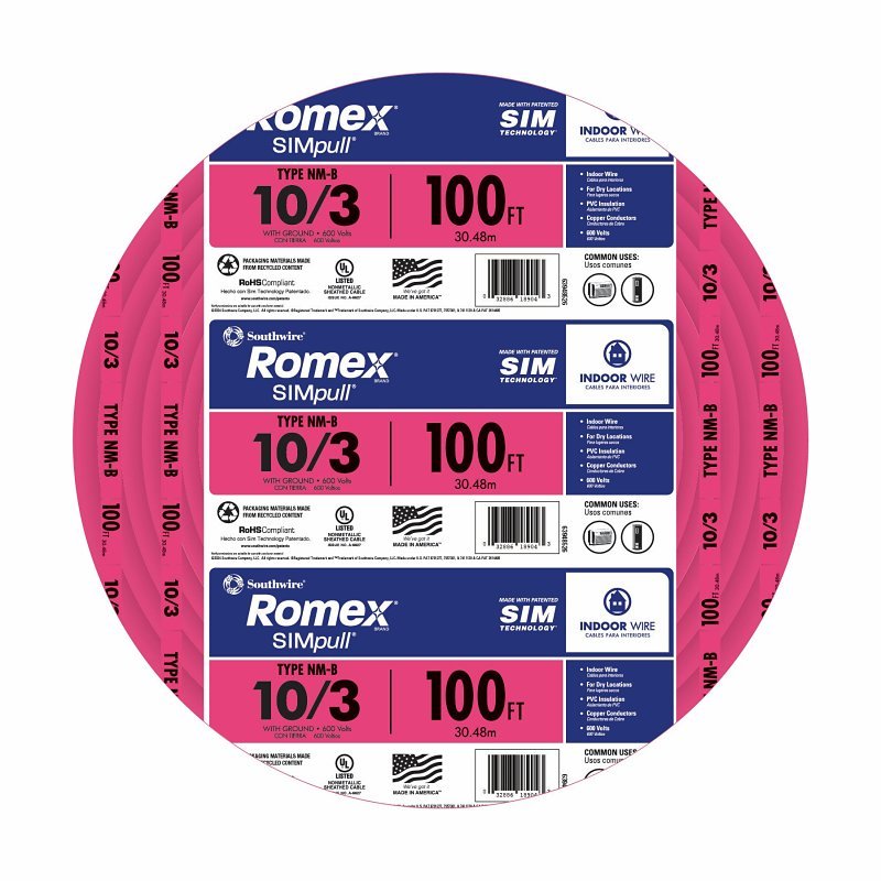 WIRE BUILD 10/3NM WGX100FT 30A