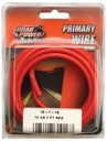 WIRE PRIM RED 7FT CD 10GA     