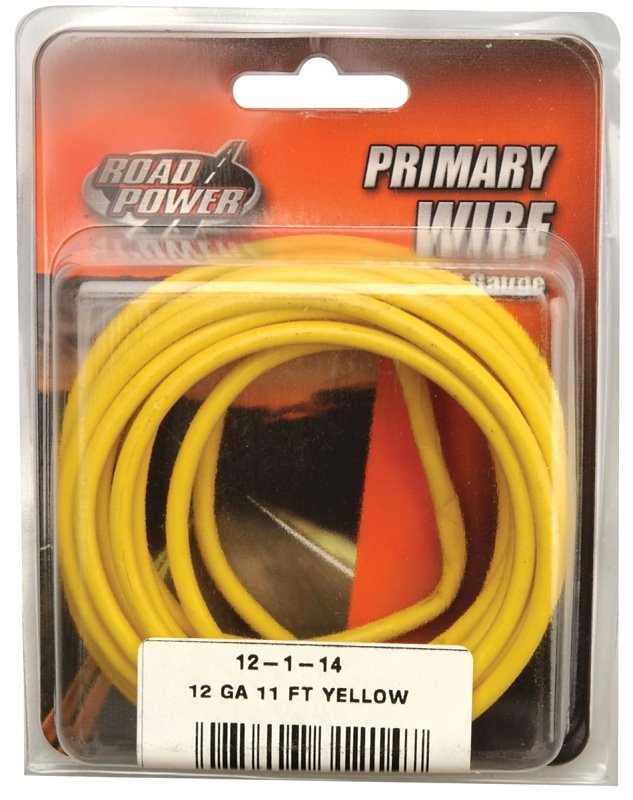 WIRE PRIM YELW 11FTCD 12GA    