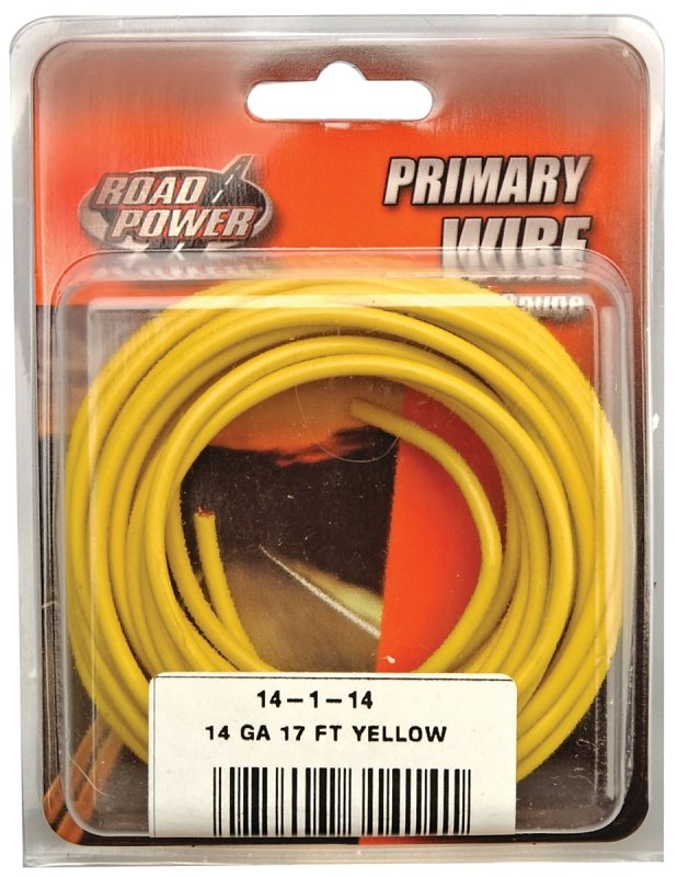 WIRE PRIM YELW 17FT CD 14GA   