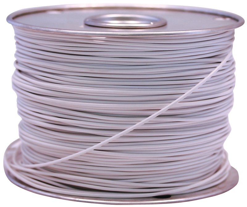 WIRE PRIMARY WHITE 100FT 18GA 