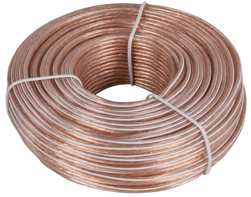 WIRE SPEAKER 24GAU 100FT CLEAR