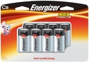 BATTERY ALKALINE 8350MAH 8PK/C