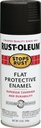 PAINT SPRAY ENML FLAT BLK 12OZ