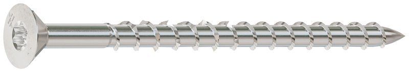 WOOD SCREW BUGLE SS SQ NO8X2IN