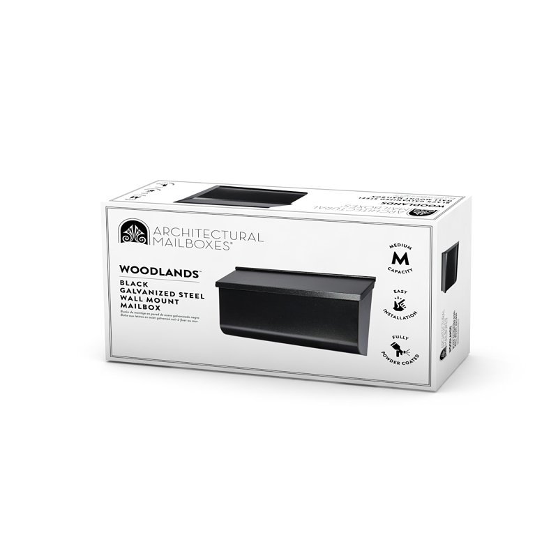 WOODLAND WALL MBOX STEEL BLACK