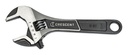 WRENCH  ADJ WDE JAW CARDED 6IN