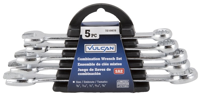 WRENCH COMBO SET 5PC SAE STEEL