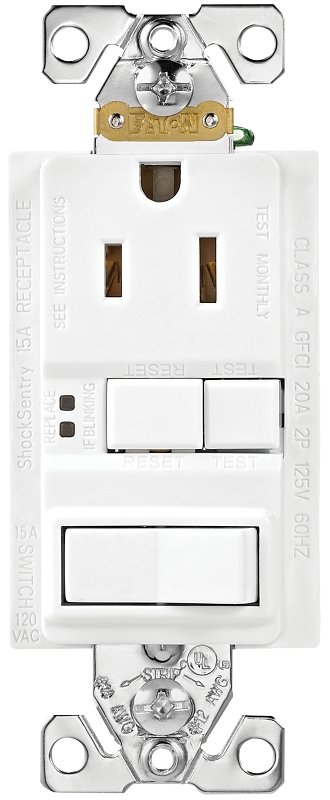 [7335862] WALLPLATE SWITCH COMBO GFCI/SP