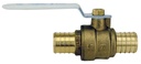 VALVE BALL PEX BRASS 1IN      