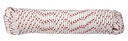 ROPE POLY DB WHT/R 5/16INX50FT