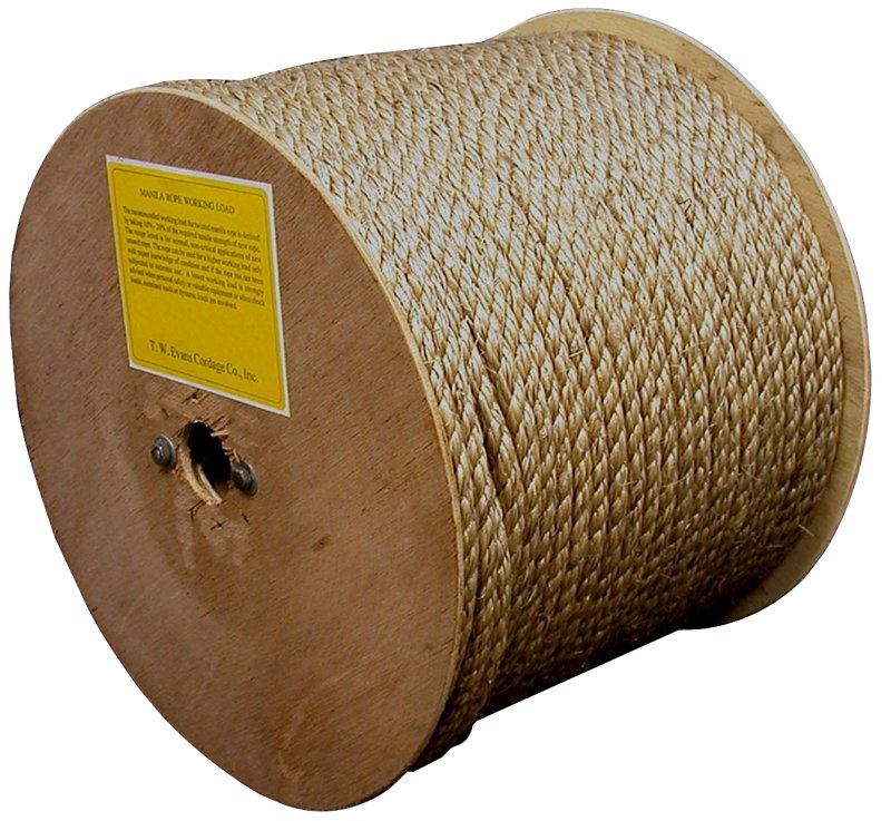 ROPE MANILA SPOOL 3/8X600FT   