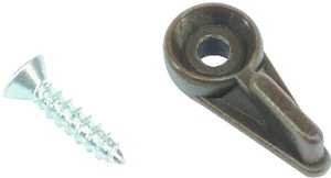 CLIP STRAIGHT SCRN W/SCREW 8CD