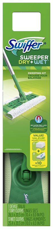 SWIFFER SWEEPER KIT ASSEMBLED 