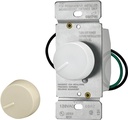 SWITCH DIMMER RTRY WHT/IVRY   
