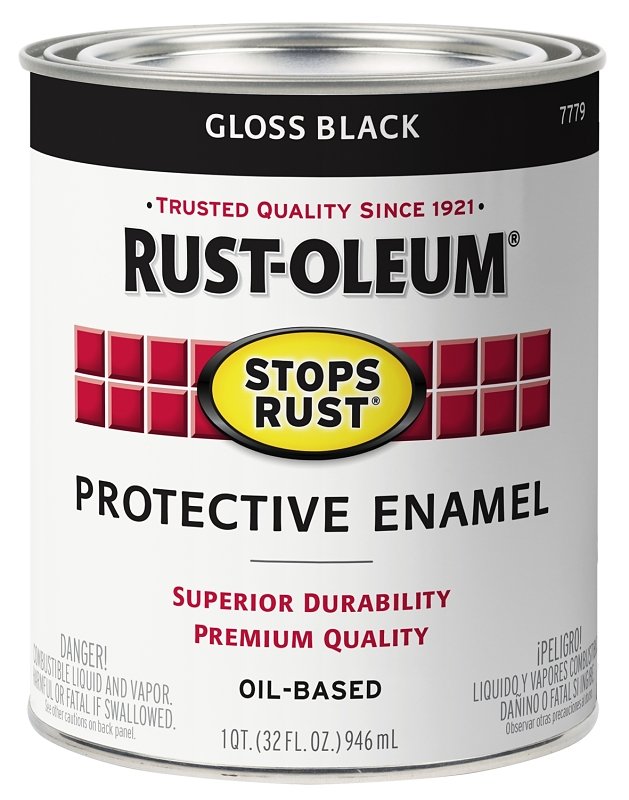 PAINT RUST OBS GLOSS BLK QUART