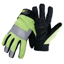 GLOVE HI-VIS PADDED PALM UTIL 