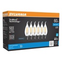 BULB LED B10 DAYLIGHT CLR 60W 
