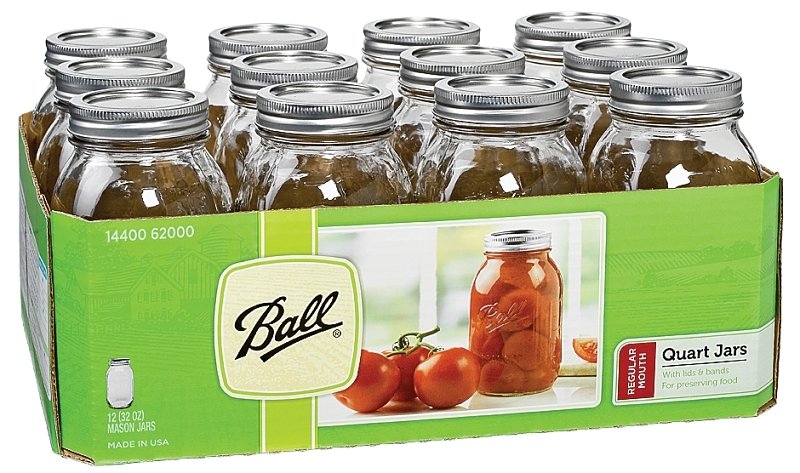[9375221] JAR CANNING MASON REG 1QT     